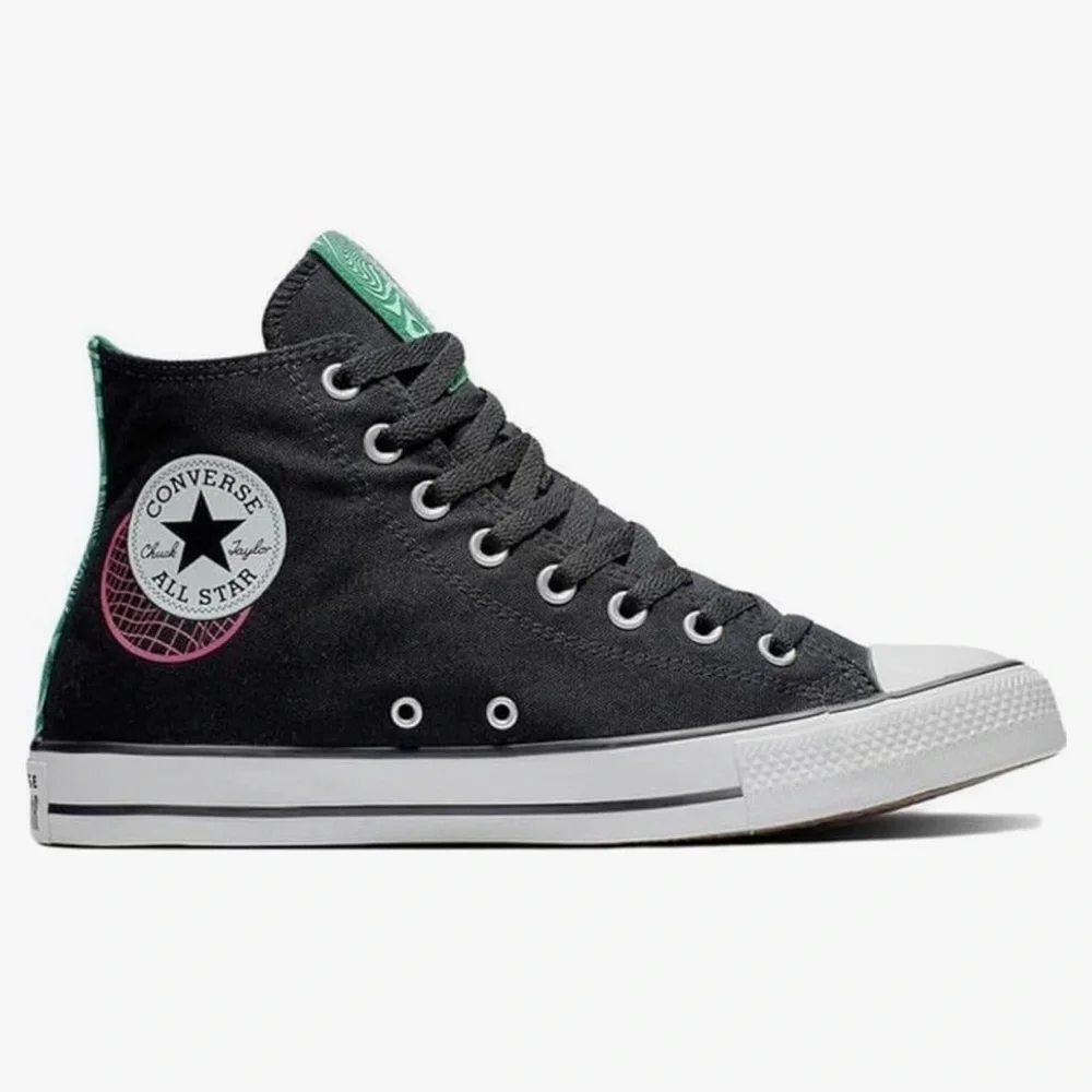 Converse Chuck Taylor All Star Hi Top "See Beyond" Black Sneakers Unisex - Picture 3 of 16